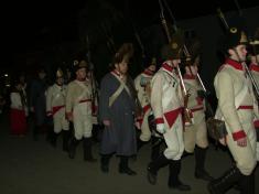 Večerní pochod vojsk z období napoleonských válek